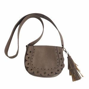 MADDEN GIRL Taupe Crossbody Purse